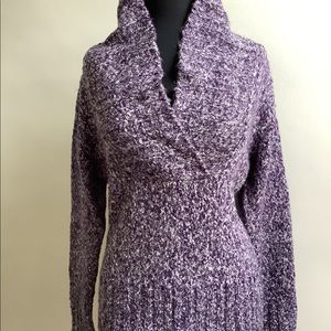 Fold Over Neck Sweater